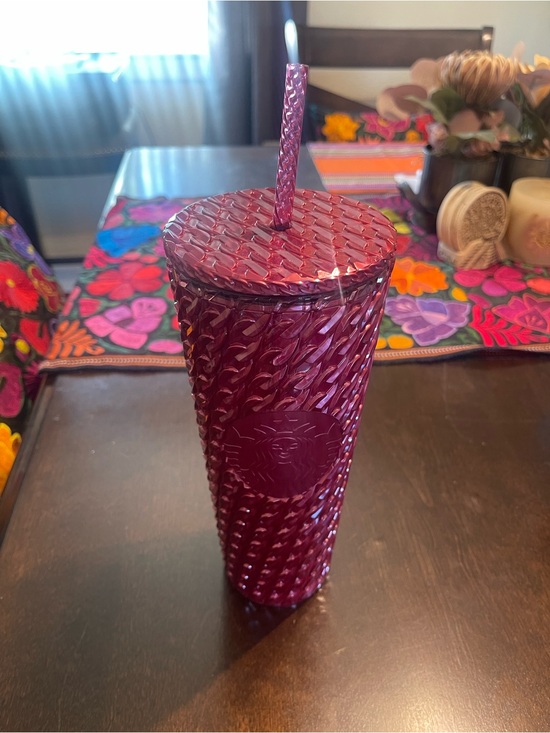 Starbucks Other - Starbucks Studded Tumbler in Deep Purple